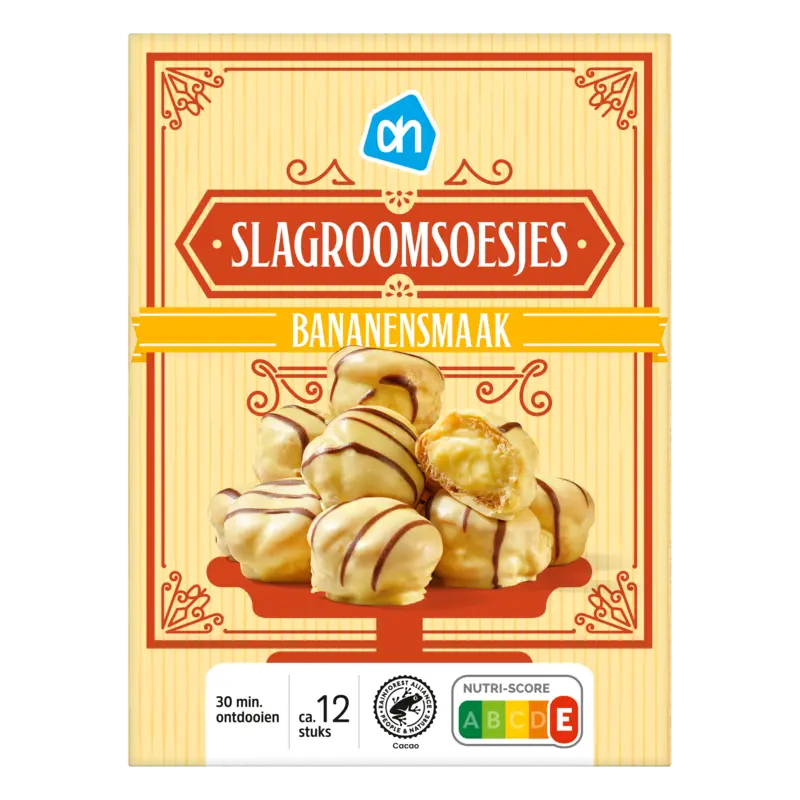 Slagroomsoesjes bananensmaak