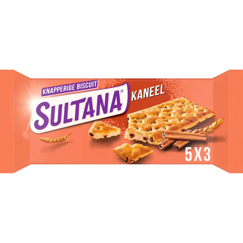 Sultana Knapperige biscuit kaneel