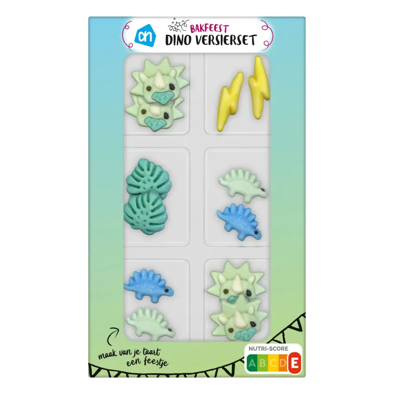 Bakfeest versierset dino