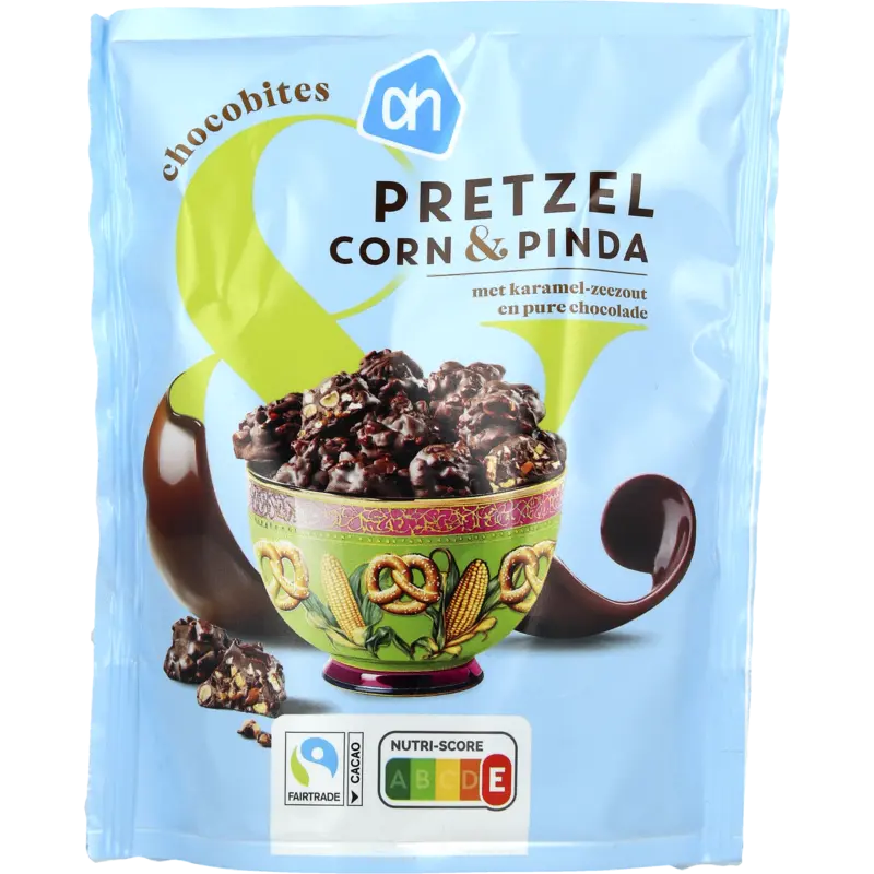 Chocobites pretzel corn & pinda