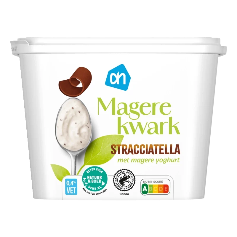 Magere kwark mager yoghurt stracciatella