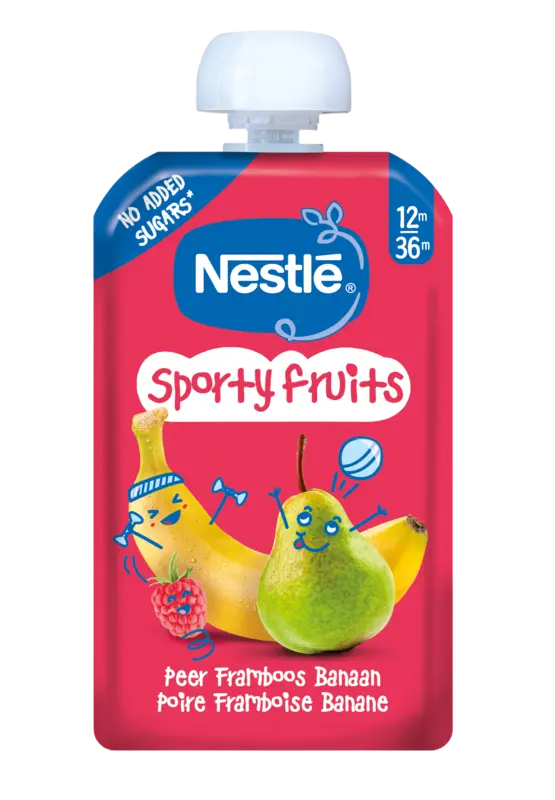 Nestlé Sporty fruits knijpfruit 12m+