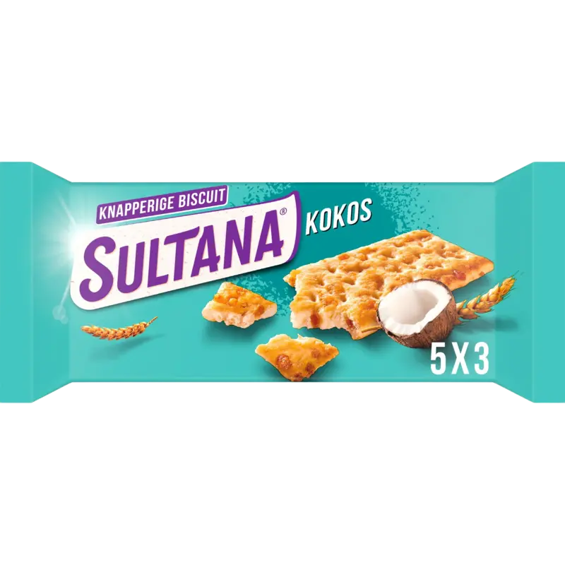 Sultana Knapperige biscuit kokos