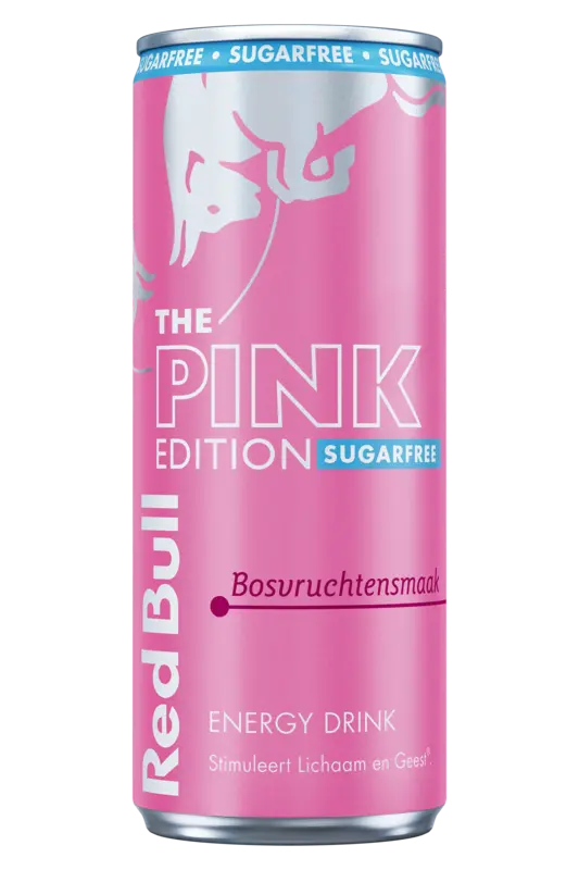 Red Bull Pink edition sugarfree bosvruchtensmaak