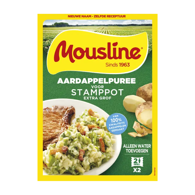 Mousline Aardappelpuree voor stamppot extra grof