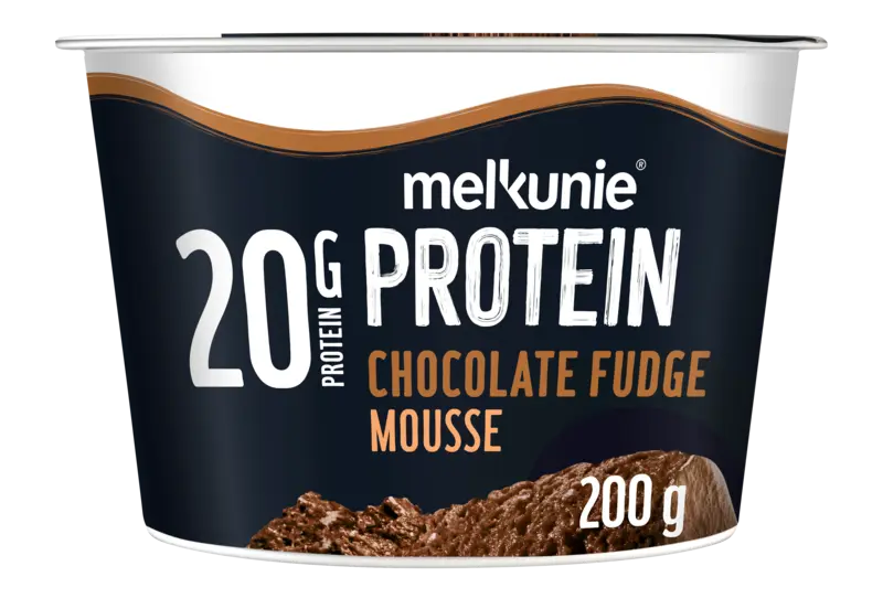 Melkunie Protein chocolate fudge flavoured mousse
