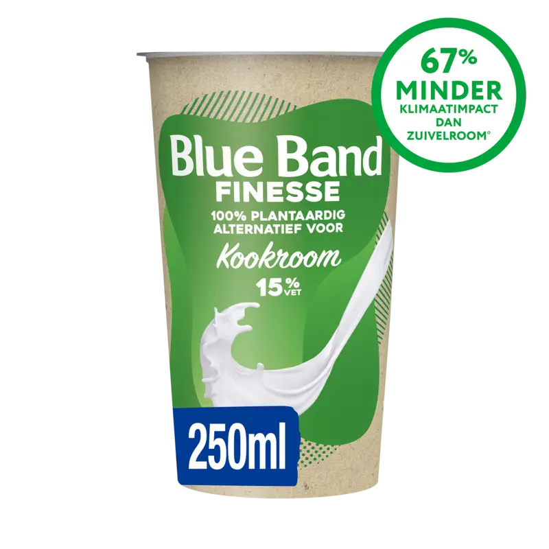 Blue Band Finesse plantaardig alternatief kookroom