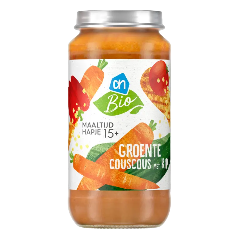 Biologisch Maaltijdhapje groente couscous kip 15+