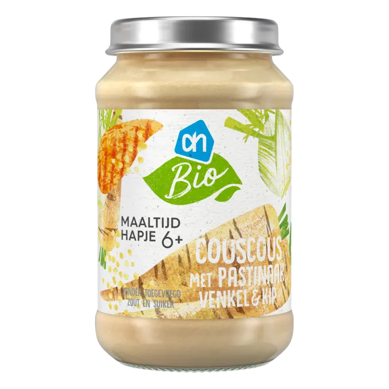 Biologisch Maaltijdhapje couscous pastinaak kip 6+