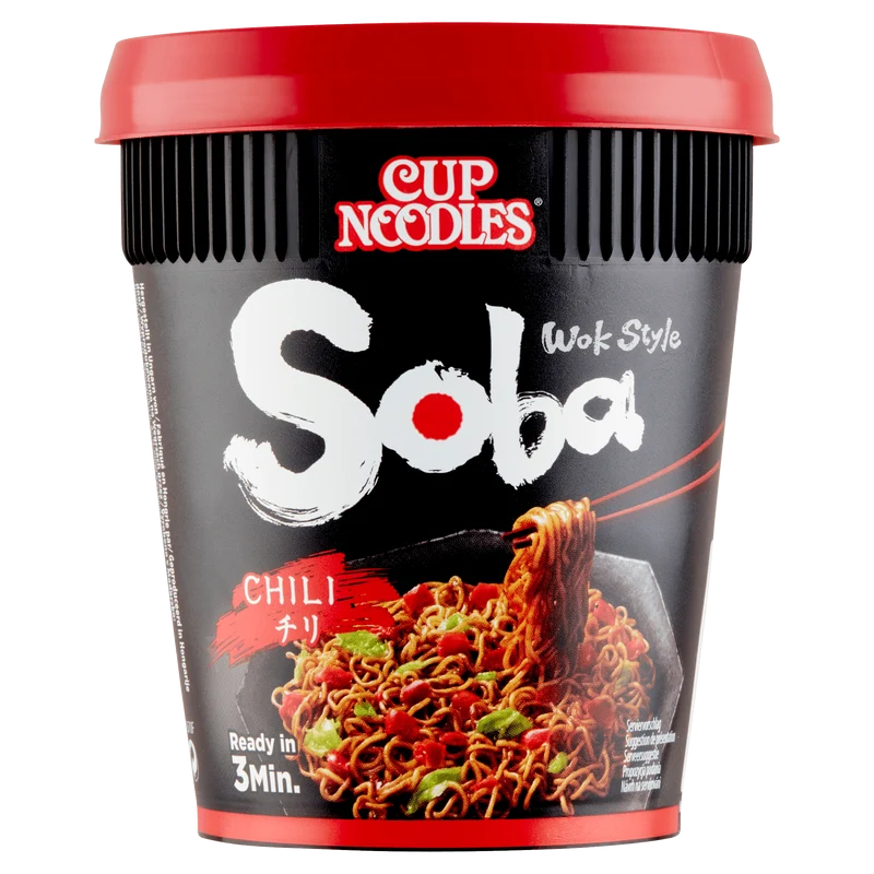 Nissin Soba cup Chili noodles