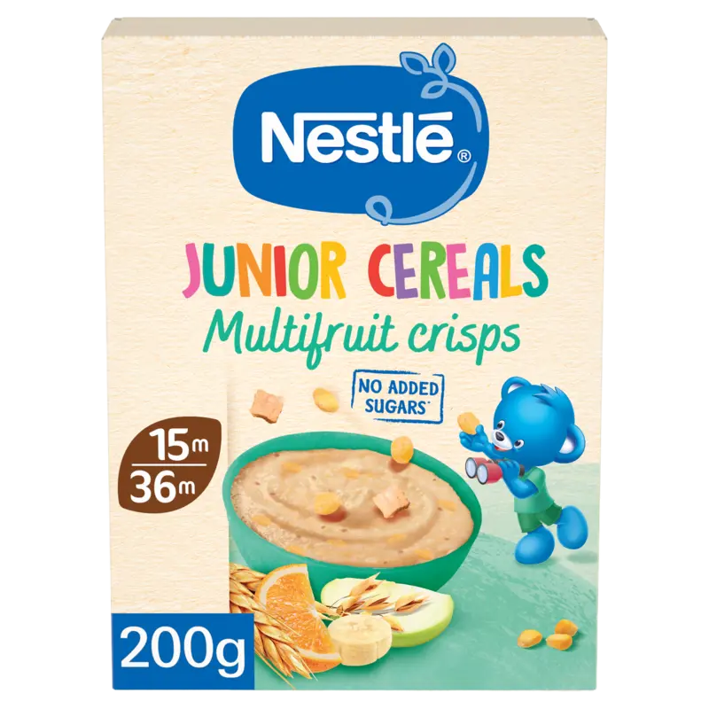 Nestlé Junior cereals multifruit crisps 15m+