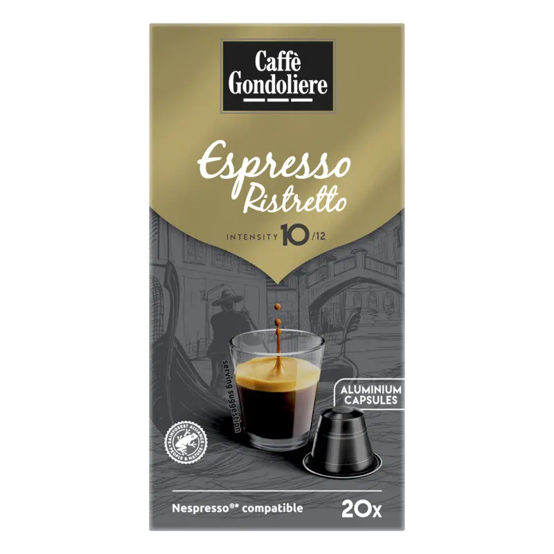 Caffé Gondoliere Espresso ristretto capsules