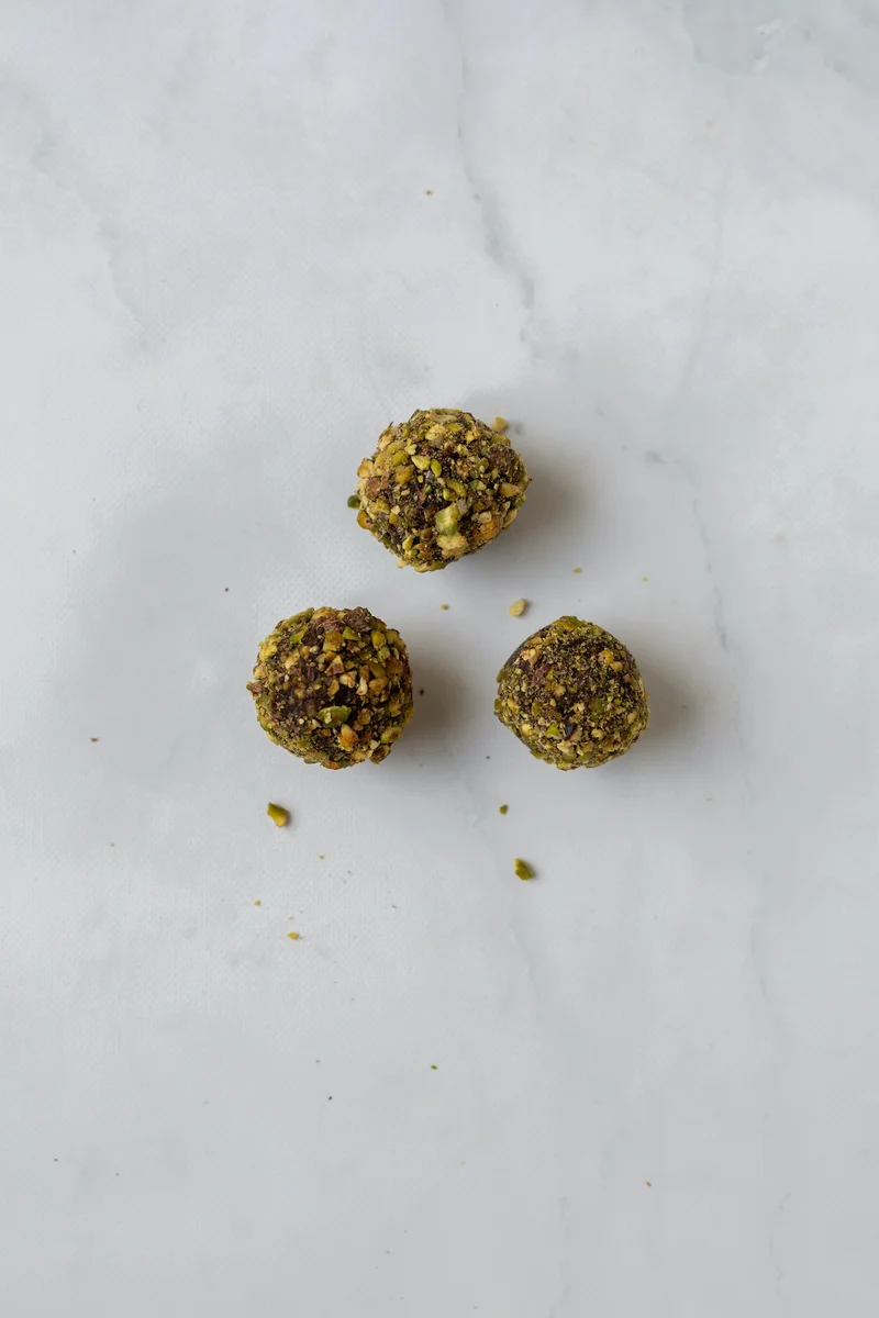 Dadeltruffel choco pistache