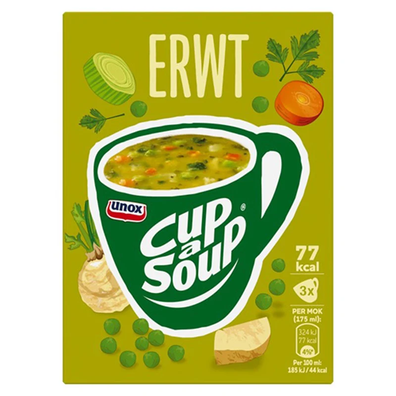Unox Cup of Soup Pea 3 pce 69g