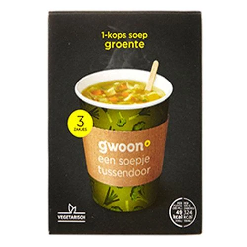 Gwoon Cup of Soup Vegetable 45g