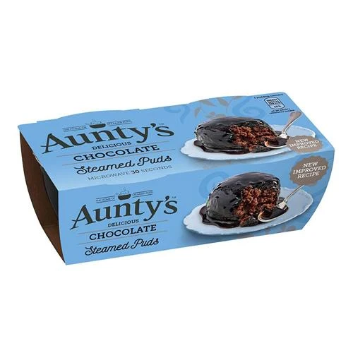 Aunty's Chocolate Steamed Pudding 2x95g
