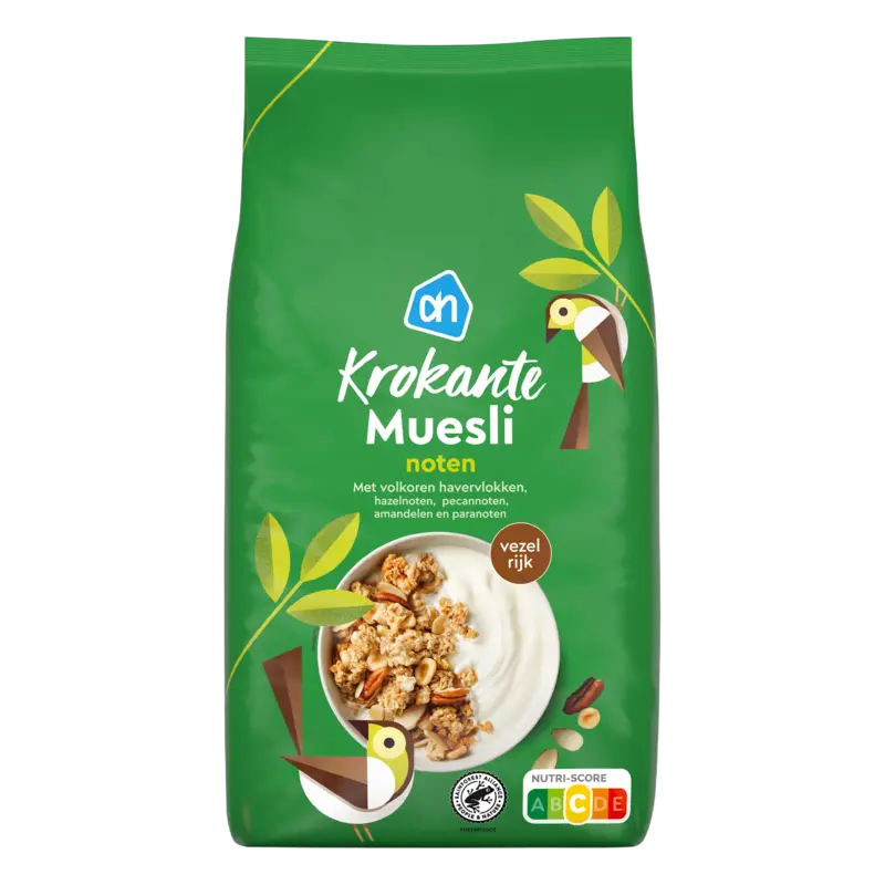 Krokante muesli noten