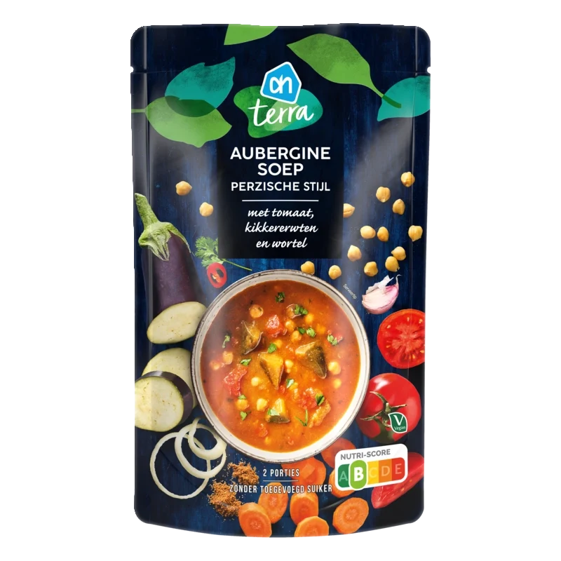 Perzische aubergine soep