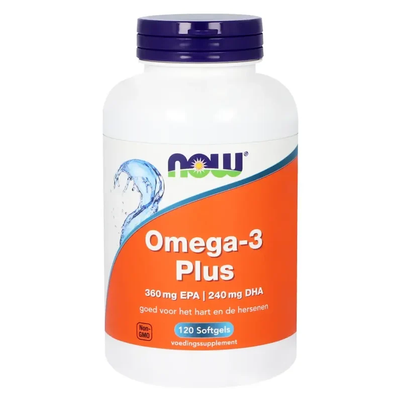NOW Omega-3 Plus 360 mg EPA 240 mg DHA 120 softgels