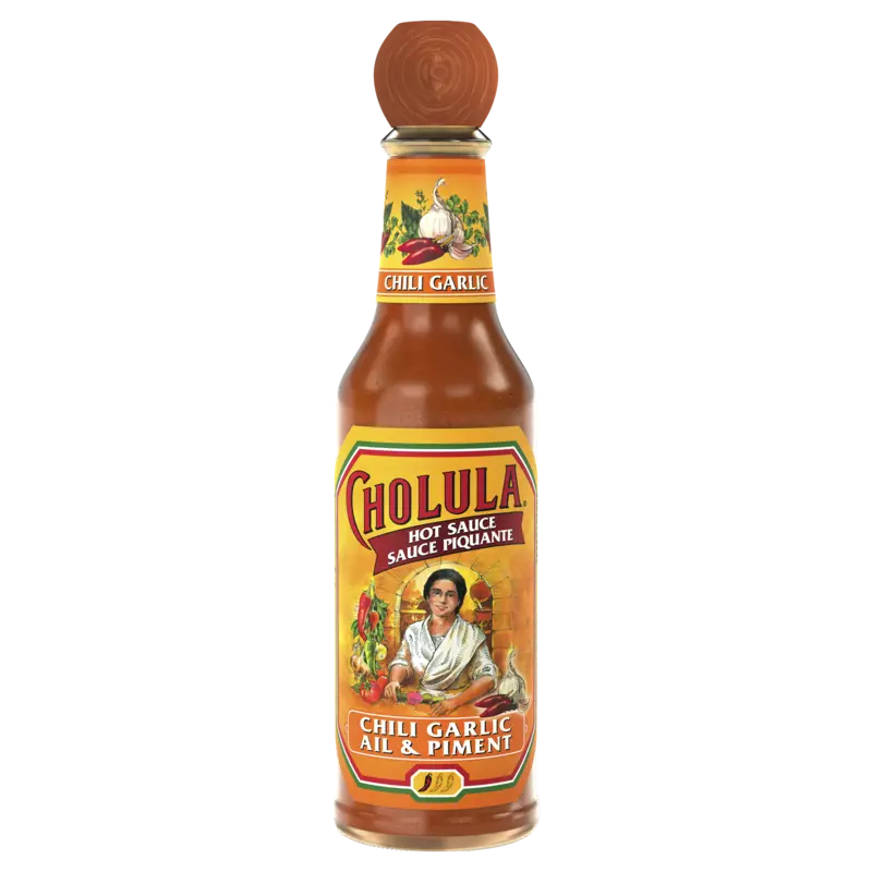 Cholula Hot sauce chilli garlic