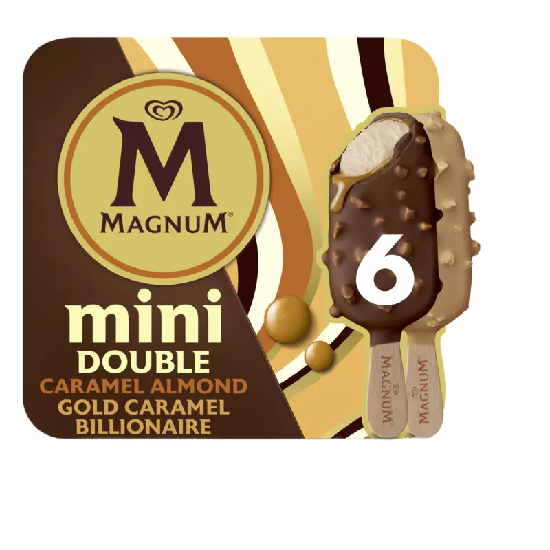 Magnum Mini double caramel & billionaire