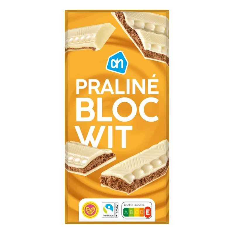 Praliné bloc wit