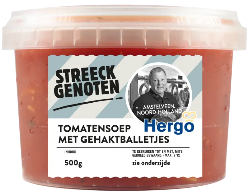 Streeckgenoten Tomatensoep met gehaktballetjes