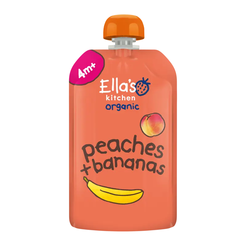 Ella's kitchen Peaches + bananas 4m+