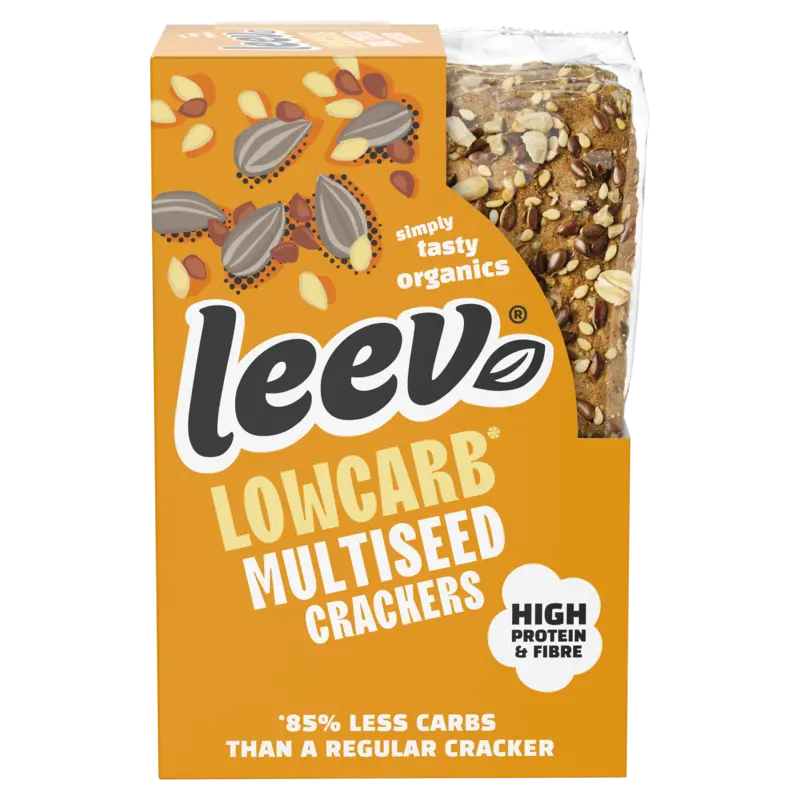 Leev Lowcarb crackers meerzaden
