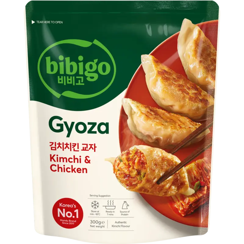 Bibigo Gyoza kimchi chick