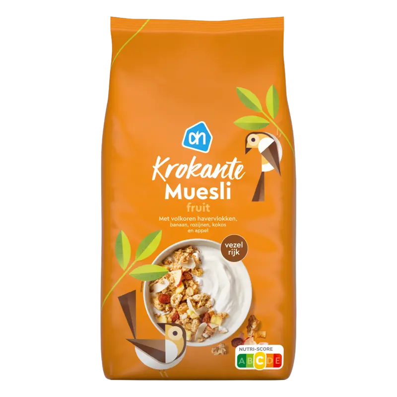 Krokante muesli fruit