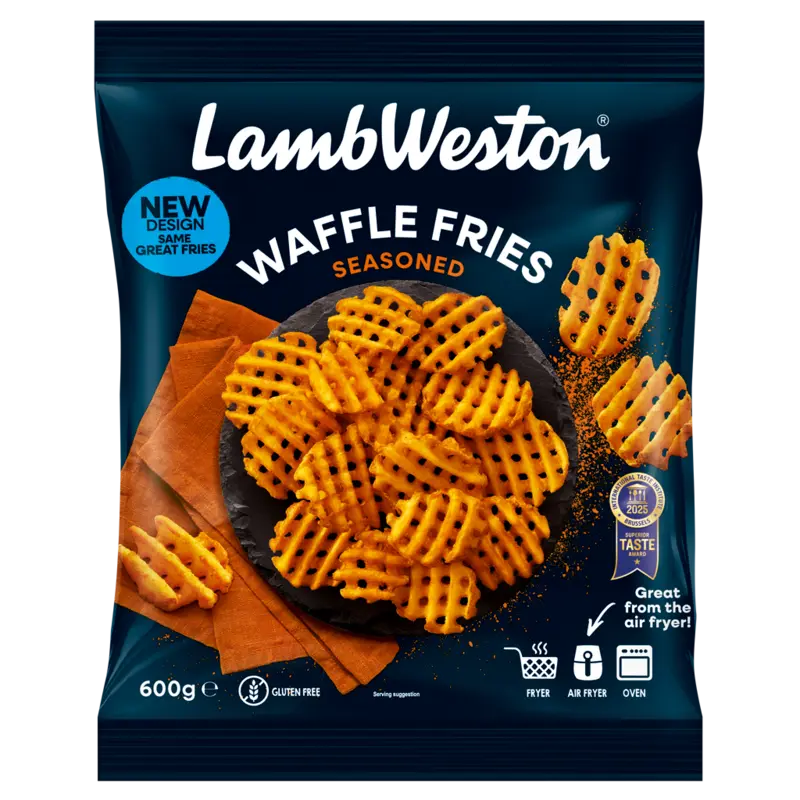 LambWeston Waffle fries seasoned