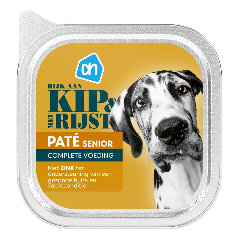 Paté senior rijk aan kip en rijst