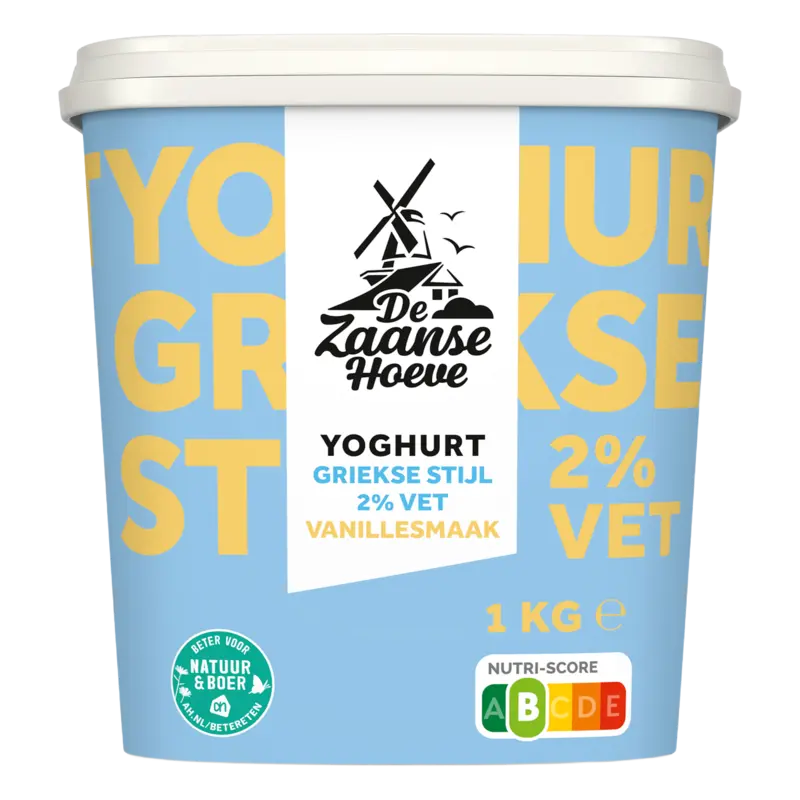 De Zaanse Hoeve Yoghurt Griekse stijl vanillesmaak