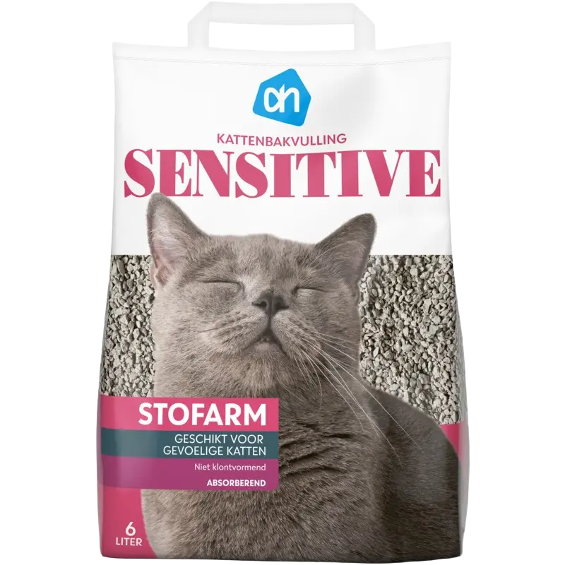 Kattenbakvulling sensitive schep&schoon