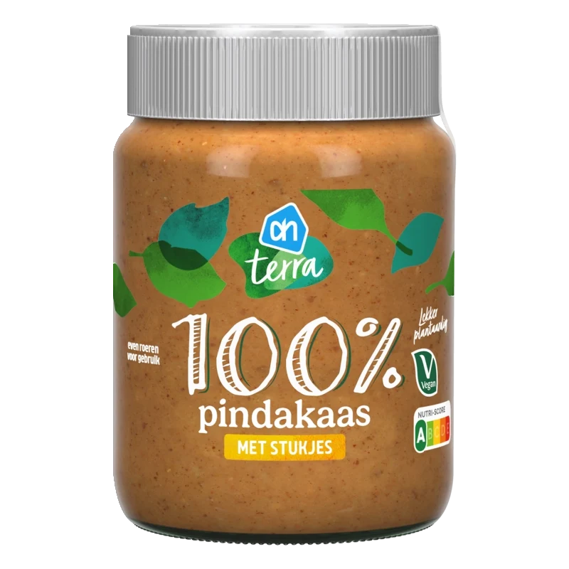 Terra Plantaardig 100% pindakaas stukjes