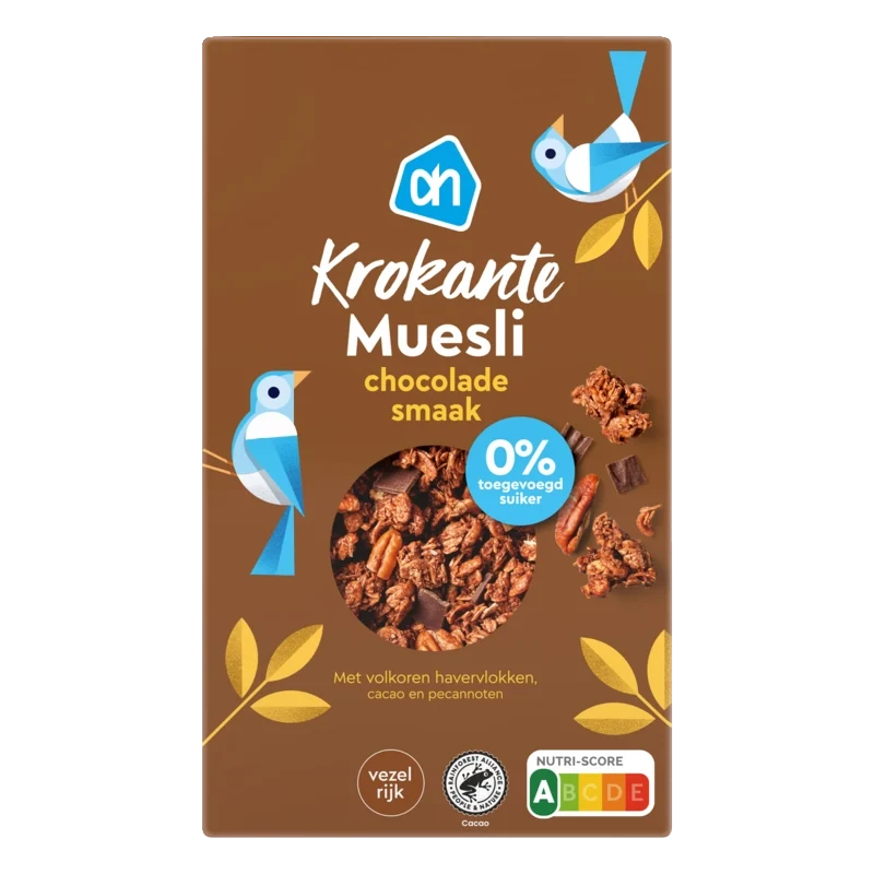 Krokante muesli chocolade