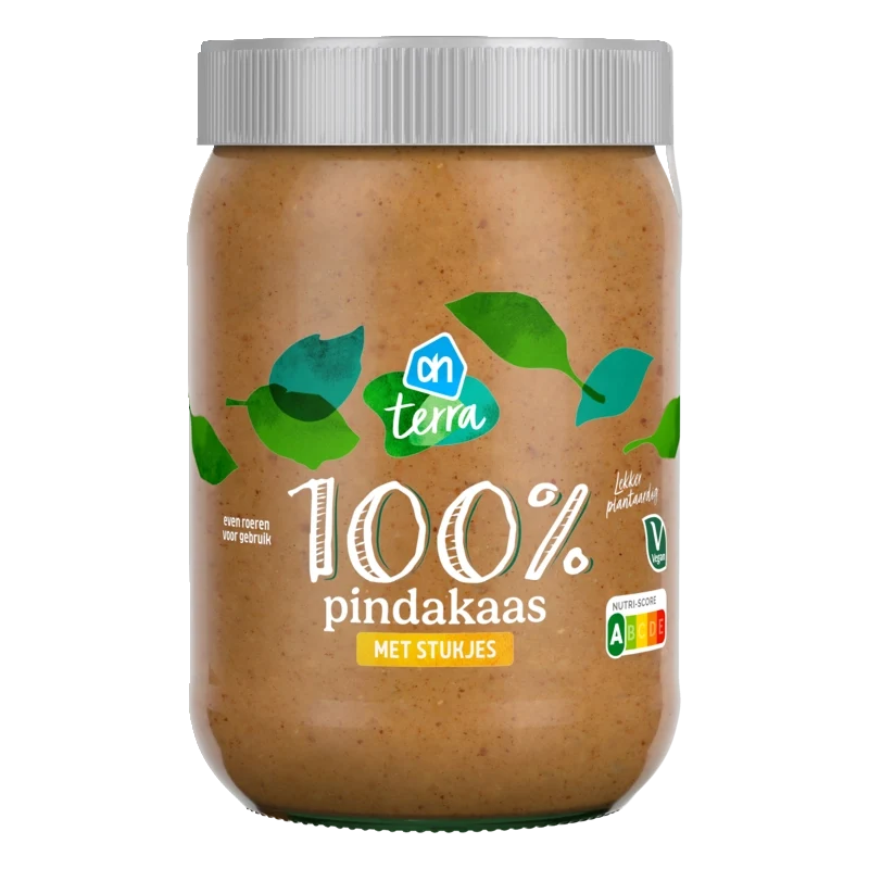 Terra Plantaardig 100% pindakaas stukjes