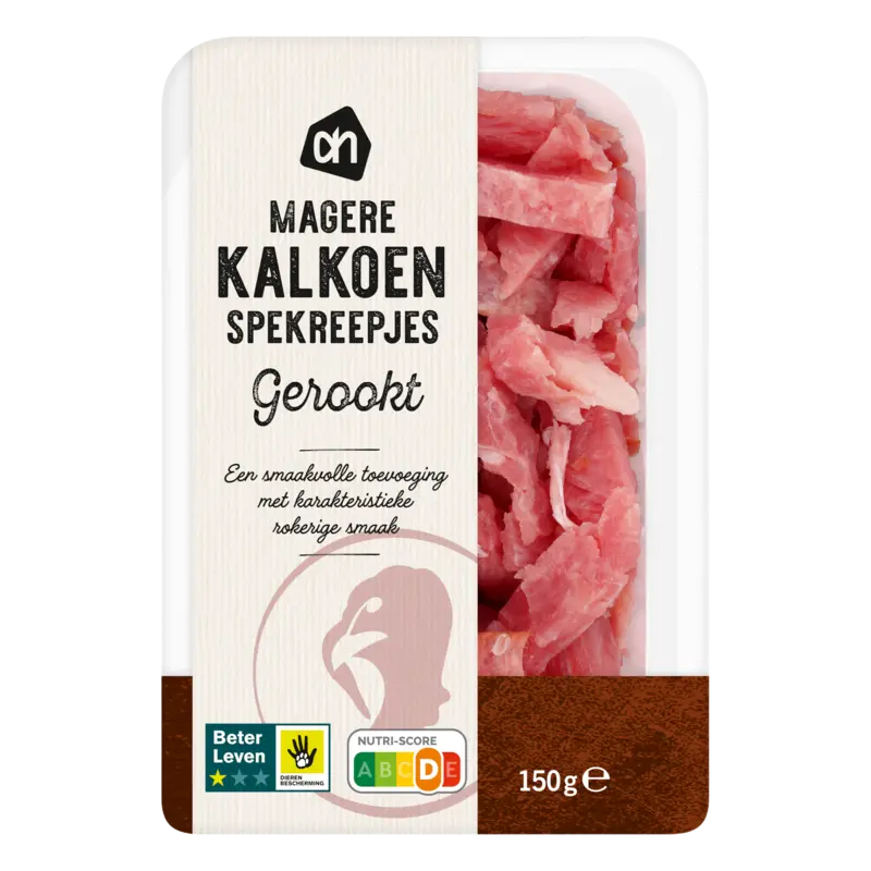 Magere spekreepjes kalkoen