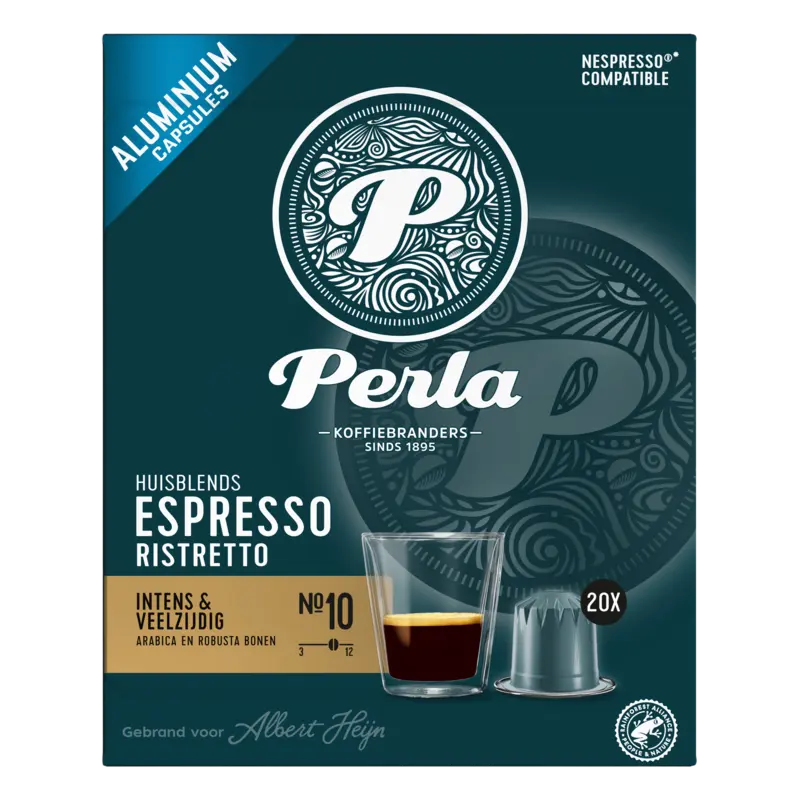 Perla Huisblends Espresso ristretto capsules