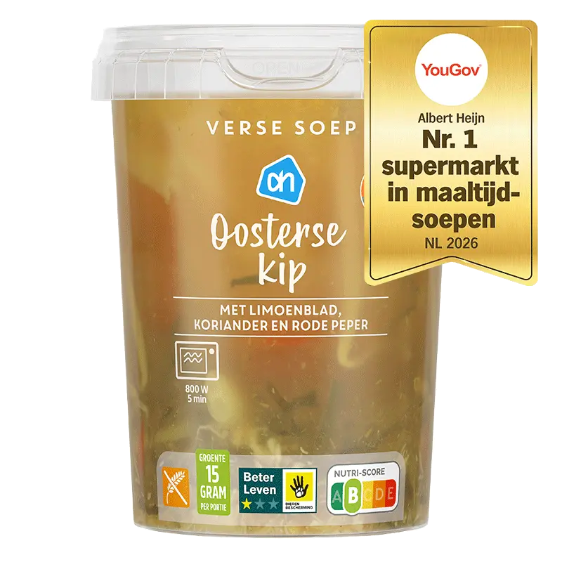 Verse soep Oosterse kip