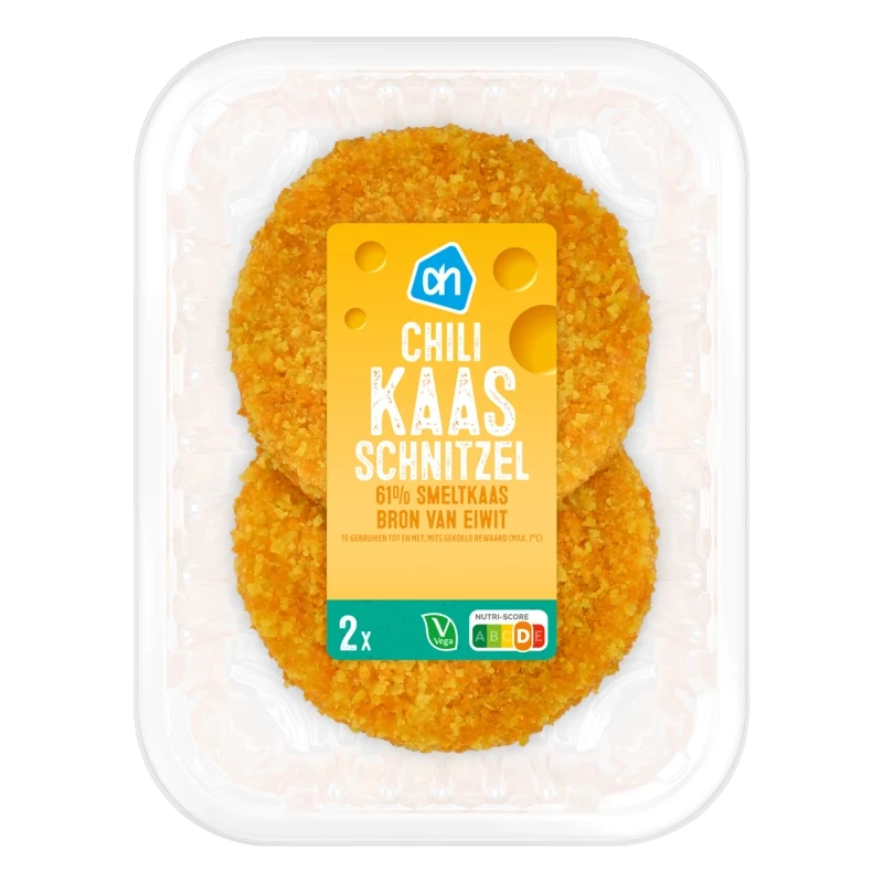 Vegetarische kaasschnitzel chili