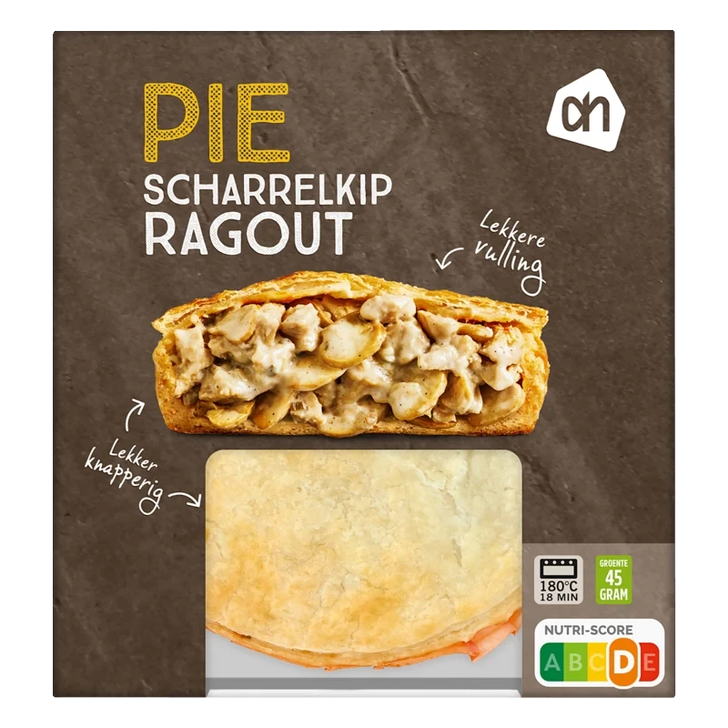Pie scharrelkip ragout