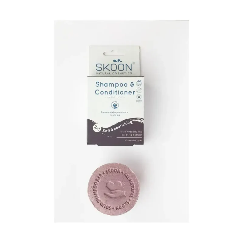 Skoon Solid shampoo & conditioner 2 in 1 90 gram