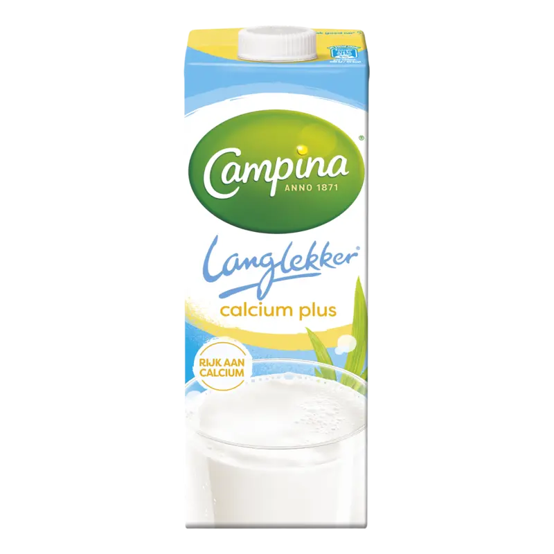 Campina Langlekker halfvolle melk calcium plus