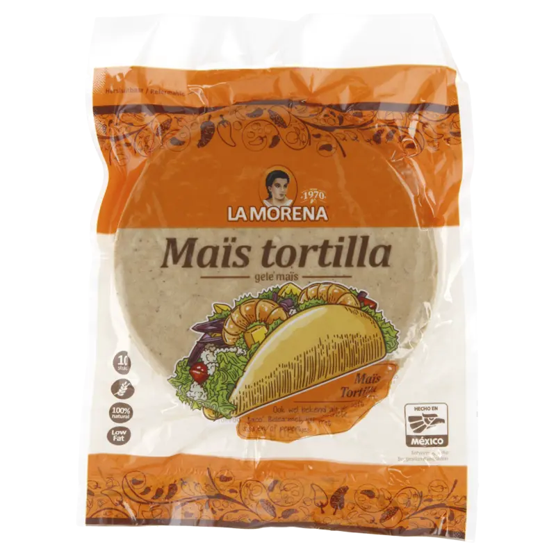 La Morena Gele maistortilla (10 stks)