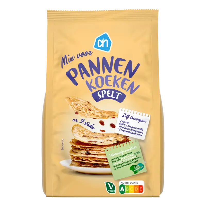 Mix voor pannenkoeken spelt