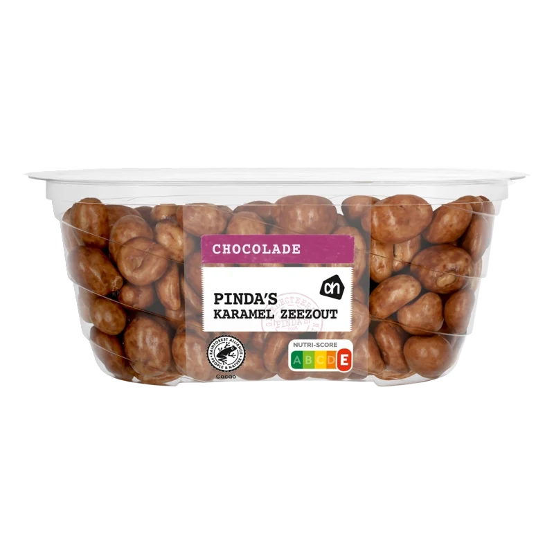 Chocolade pinda's karamel zeezout