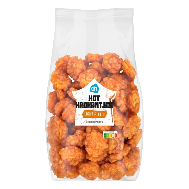 Hot krokantjes licht pittig