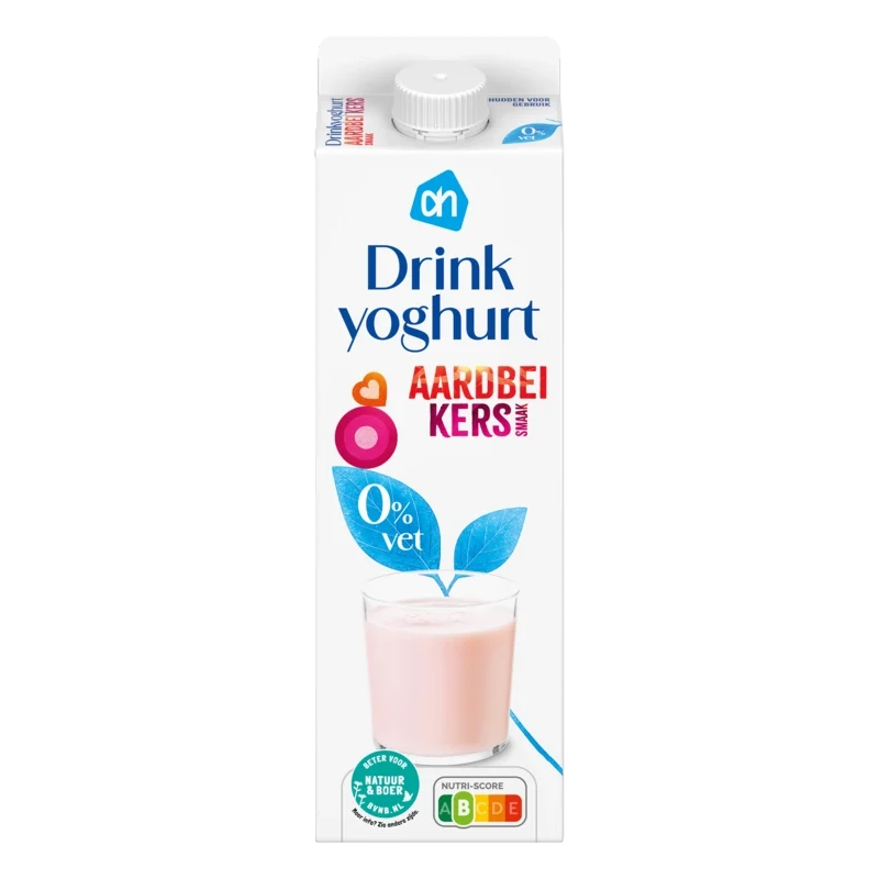 Drinkyoghurt aardbei kers
